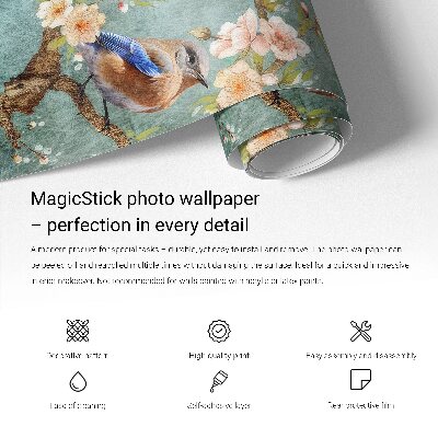 Peel and stick wall mural for kids' room Flower bouquet