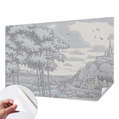 3D photo wallpaper mural Fairytale landscape