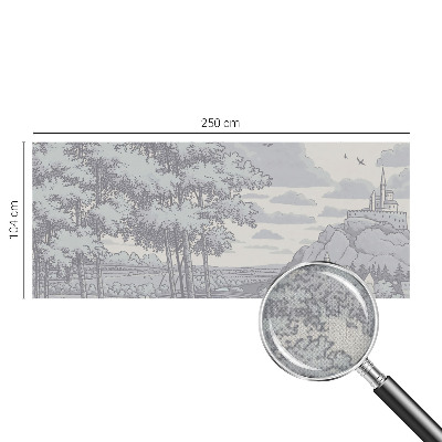 3D photo wallpaper mural Fairytale landscape
