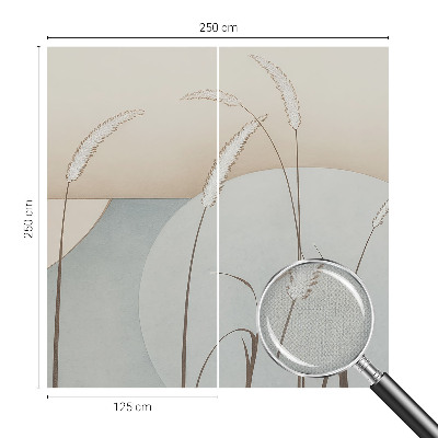 Baby room wall mural Gentle grasses