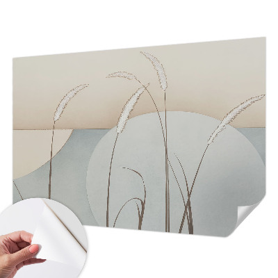 Baby room wall mural Gentle grasses