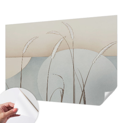 Baby room wall mural Gentle grasses