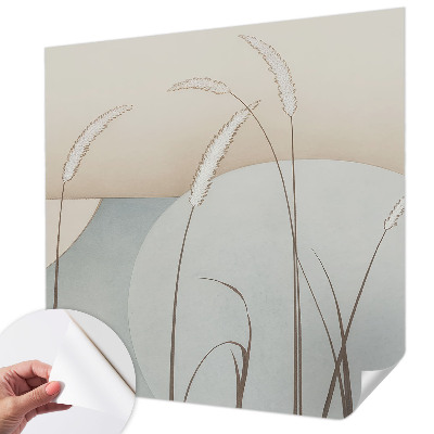 Baby room wall mural Gentle grasses