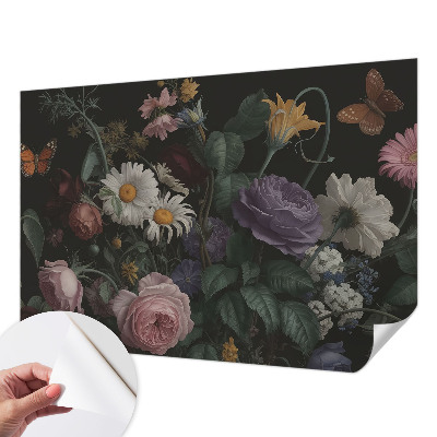 Peel and stick wallpaper mural Floral elegance