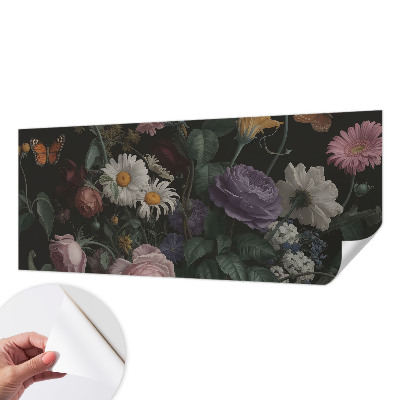 Peel and stick wallpaper mural Floral elegance