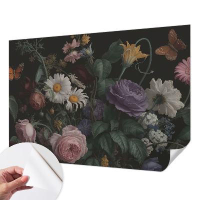 Peel and stick wallpaper mural Floral elegance