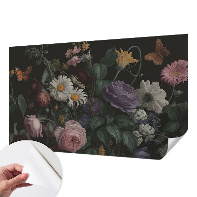 Peel and stick wallpaper mural Floral elegance