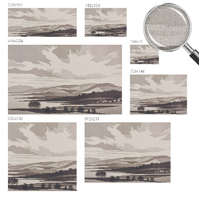 Self-adhesive photo wallpaper A peaceful landscape