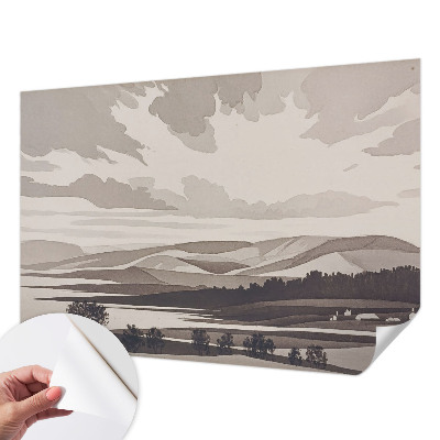 Self-adhesive photo wallpaper A peaceful landscape