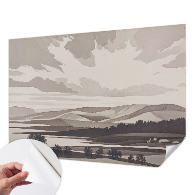 Self-adhesive photo wallpaper A peaceful landscape