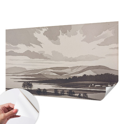 Self-adhesive photo wallpaper A peaceful landscape