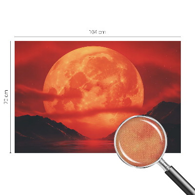 Removable wall mural featuring a nighttime sky scene