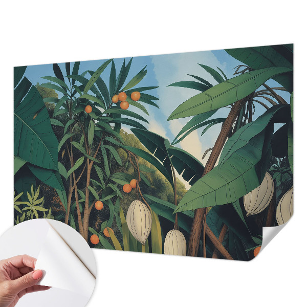 3D wall mural Tropical jungle