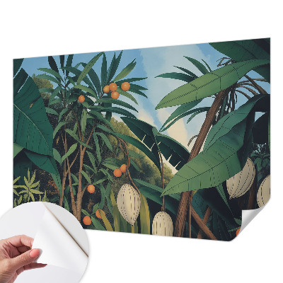 3D wall mural Tropical jungle