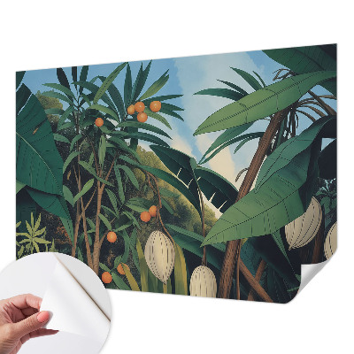 3D wall mural Tropical jungle