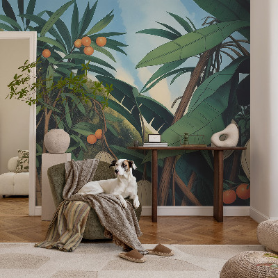3D wall mural Tropical jungle