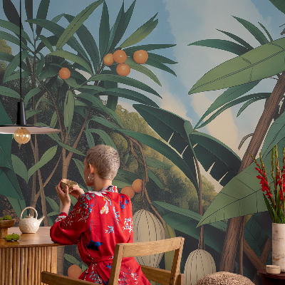 3D wall mural Tropical jungle