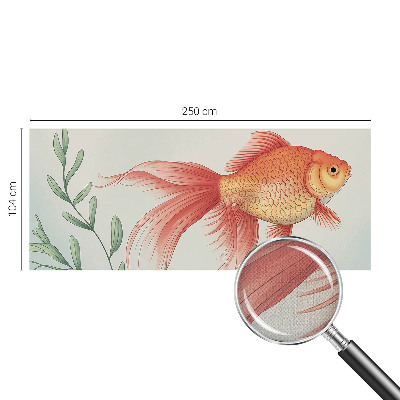 Peel and stick wall mural for kids' room with a water beauty design