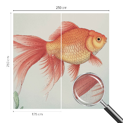 Peel and stick wall mural for kids' room with a water beauty design