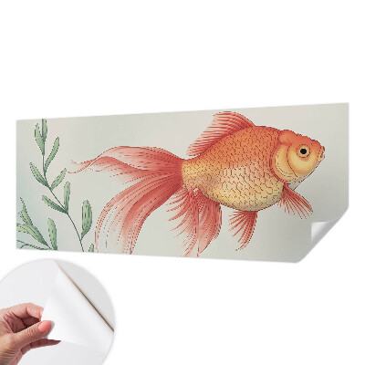 Peel and stick wall mural for kids' room with a water beauty design
