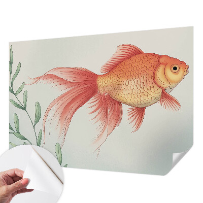 Peel and stick wall mural for kids' room with a water beauty design