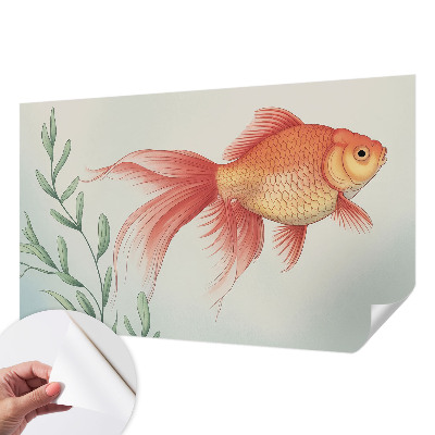 Peel and stick wall mural for kids' room with a water beauty design