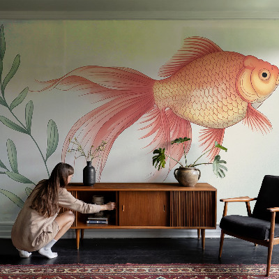 Peel and stick wall mural for kids' room with a water beauty design