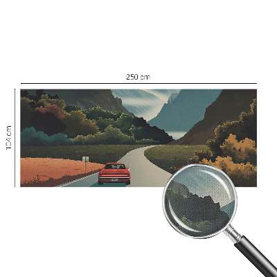 Nursery wall mural Mountain adventure