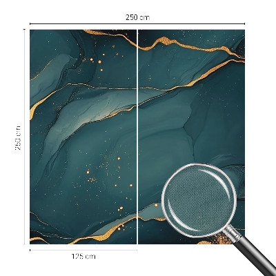 Peel and stick wall mural for living room Dark blue abstraction