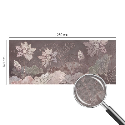 Peel and stick wall mural for bedroom Peaceful botany