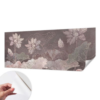 Peel and stick wall mural for bedroom Peaceful botany