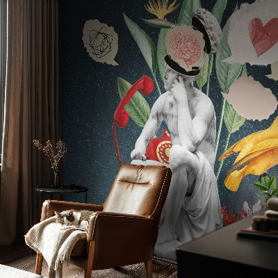 3D wall mural Surrealist art