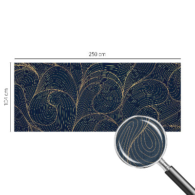 Peel and stick wall mural Wavy motif