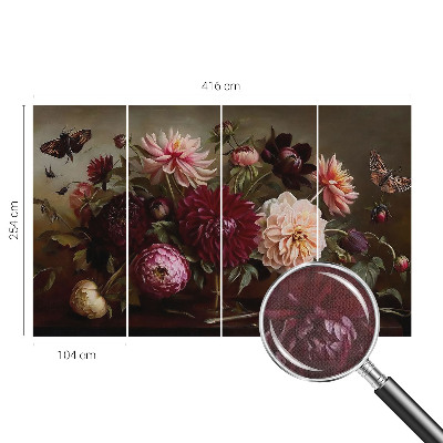 Self-adhesive wall mural Floral majesty