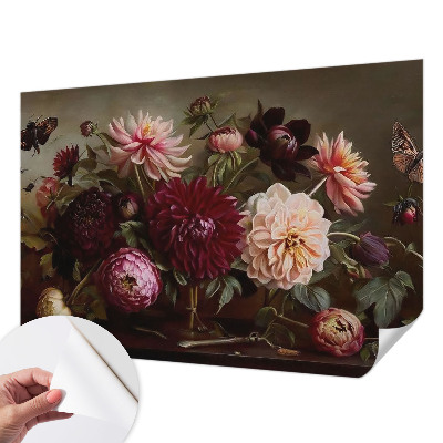 Self-adhesive wall mural Floral majesty
