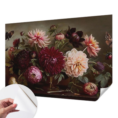 Self-adhesive wall mural Floral majesty