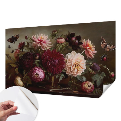 Self-adhesive wall mural Floral majesty
