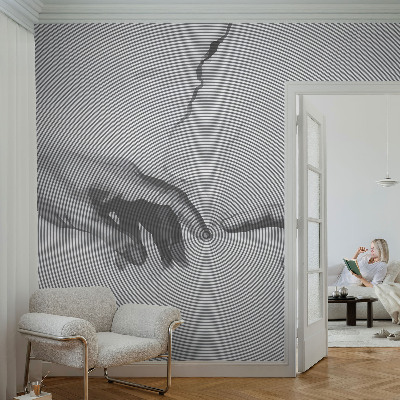 Removable wall mural Hypnotic hands