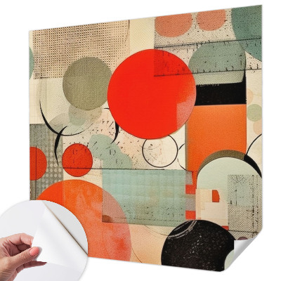 Peel and stick wall mural for bedroom Colorful abstraction