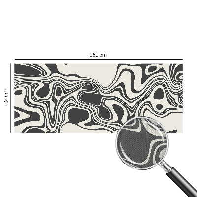 3D photo wallpaper mural with a dynamic lines design