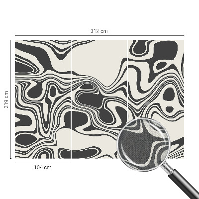 3D photo wallpaper mural Dynamic lines