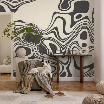 3D photo wallpaper mural Dynamic lines