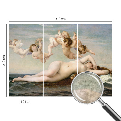 Peel and stick wall mural featuring a mythical scene
