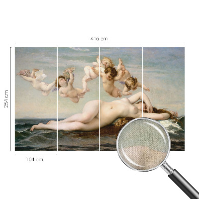 Peel and stick wall mural featuring a mythical scene