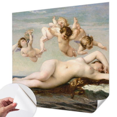 Peel and stick wall mural featuring a mythical scene