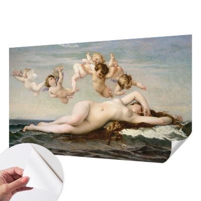 Peel and stick wall mural featuring a mythical scene