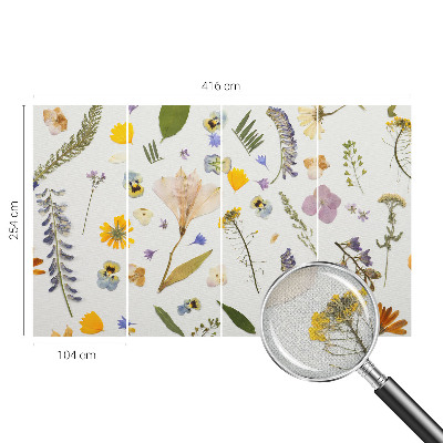Stick-on wall mural Spring flowers
