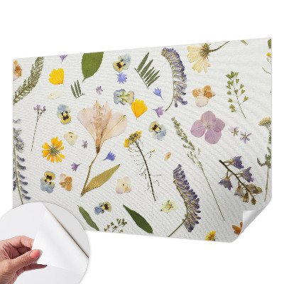 Stick-on wall mural Spring flowers