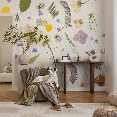 Stick-on wall mural Spring flowers