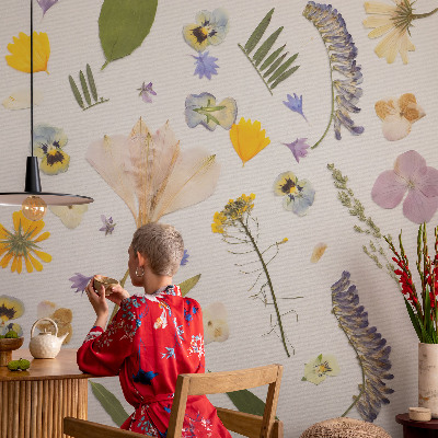 Stick-on wall mural Spring flowers